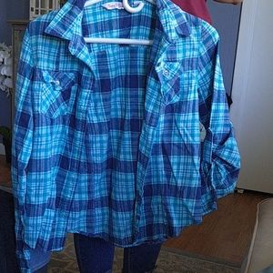 Long sleeve plaid shirt